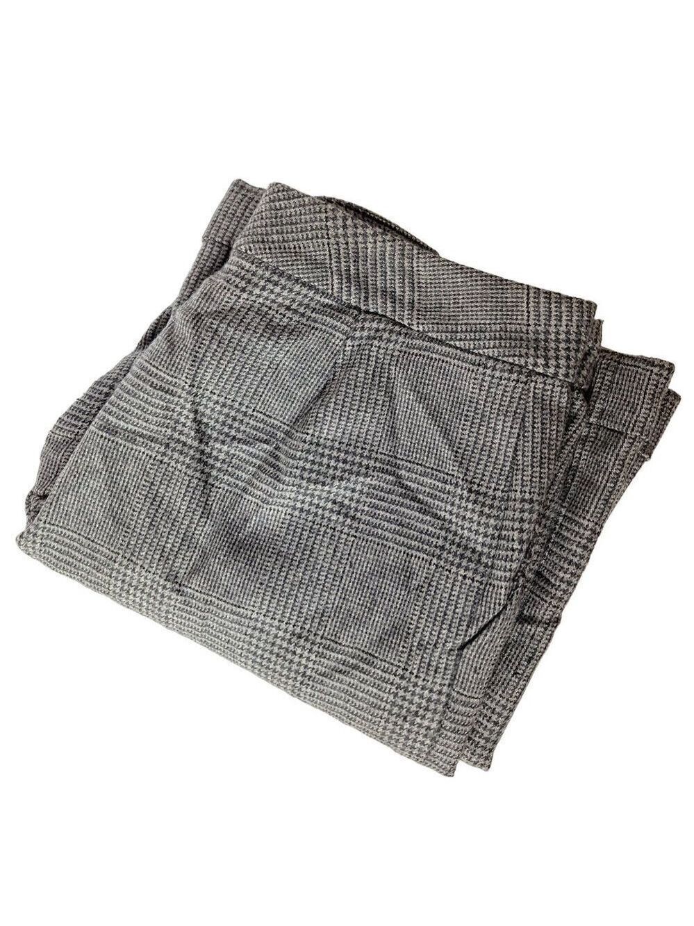 Lauren Ralph Lauren Gray Houndstooth Bootcut Pants 8 Petite